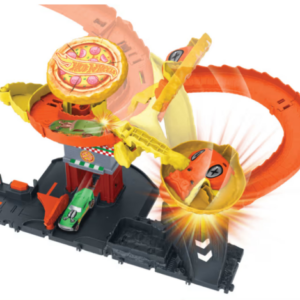 Hot Wheels HTN81 City Pizza Slam Cobra Attack Playset With 1:64 Scale Toy Car